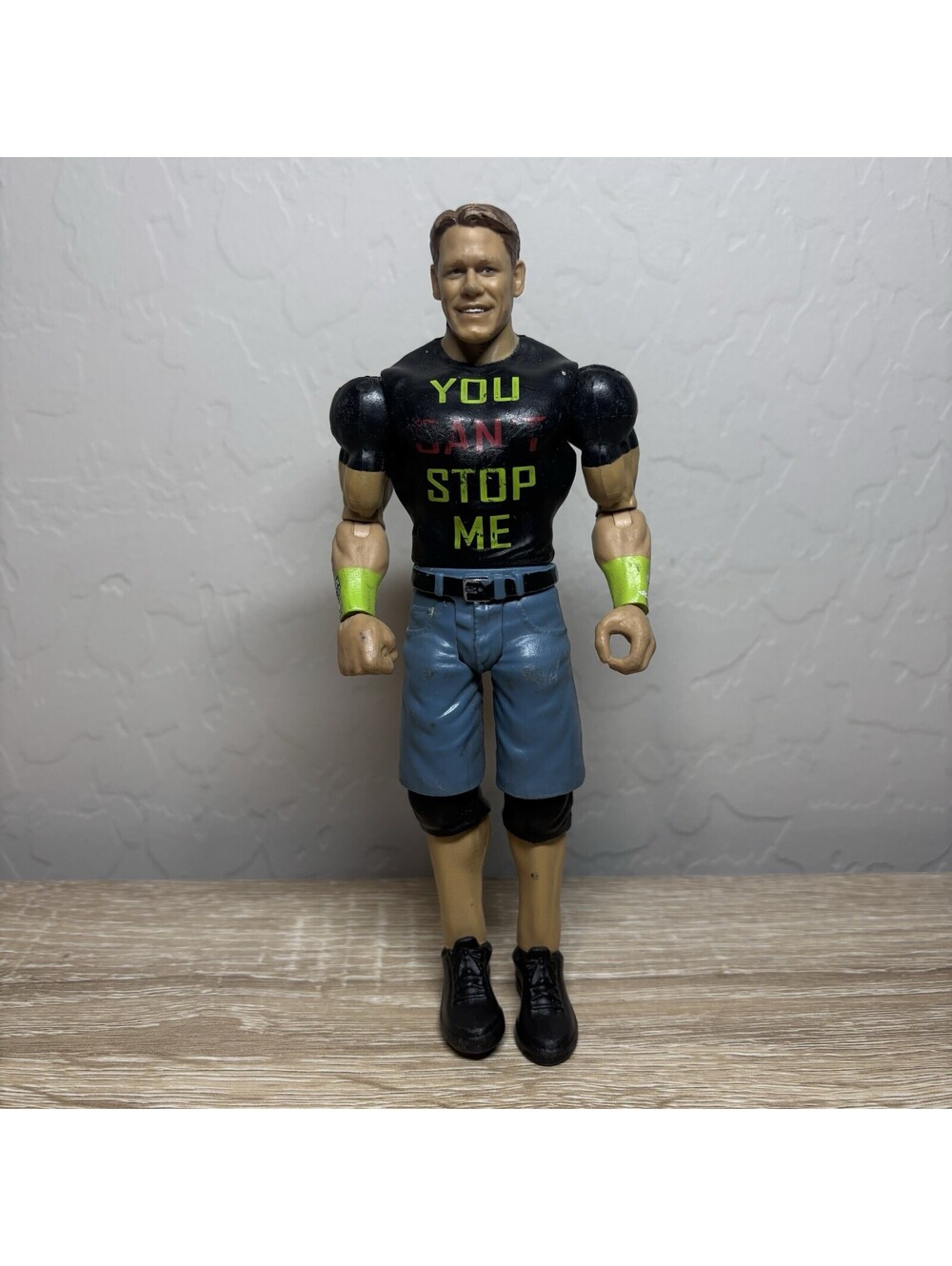 WWE John Cena Action Figure Jakks Pacific Deluxe Aggression You Cant Stop Me